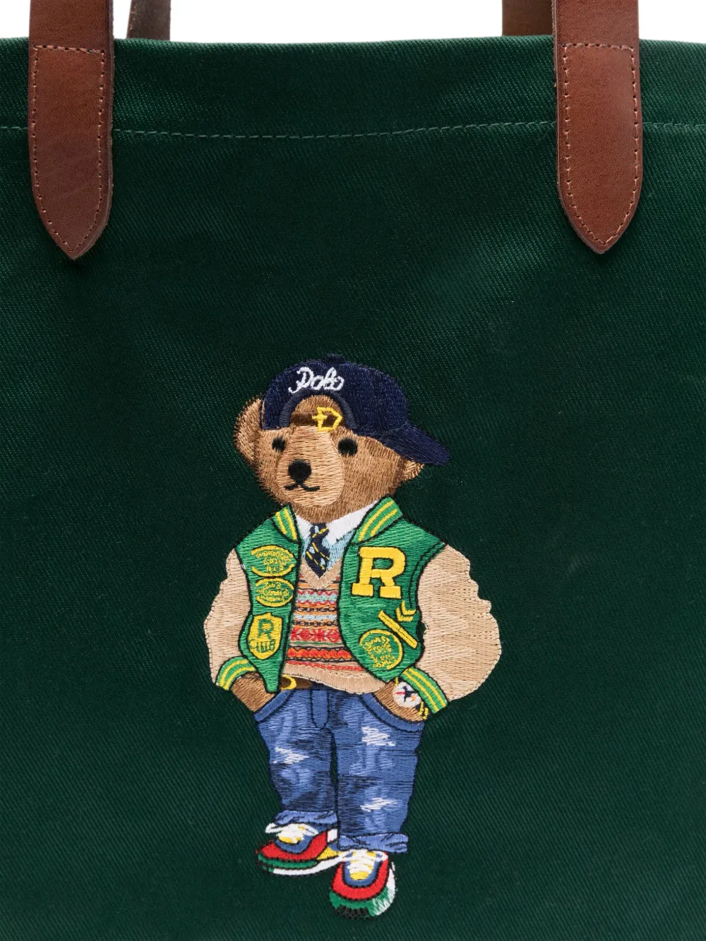 Polo Ralph Lauren Polo Bear shopper met borduurwerk Groen