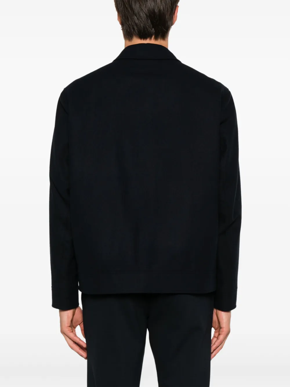 Lardini Vilten shirtjack Blauw