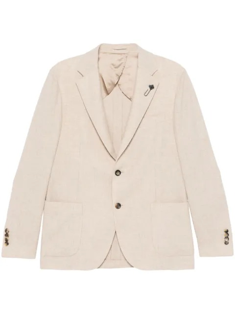 Lardini mélange-effect blazer