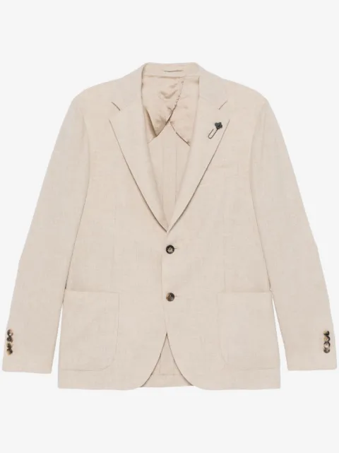 Lardini mélange-effect blazer