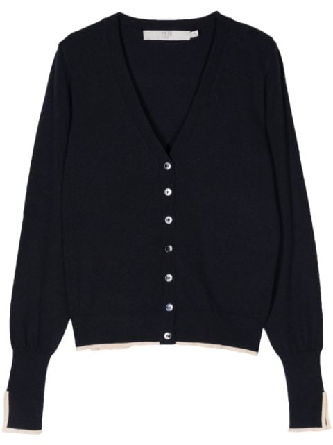 Seventy contrasting-trim cardigan