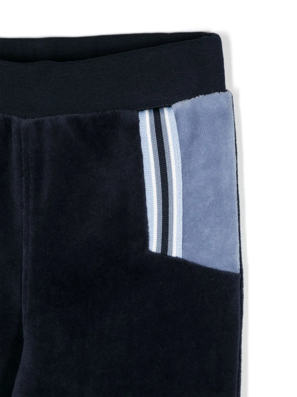 BOSS Kidswear Fluwelen trainingspak Blauw