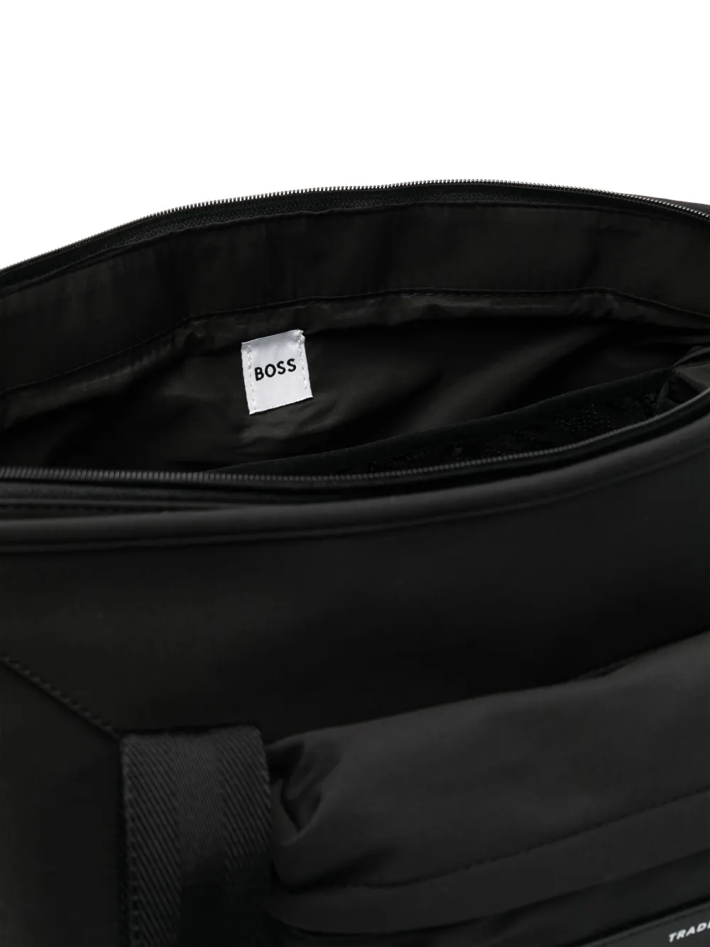 BOSS Kidswear Luiertas met logopatch Zwart