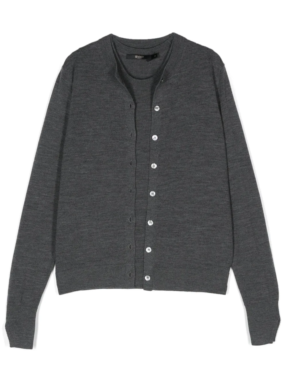 Seventy Wollen gebreide set Grijs