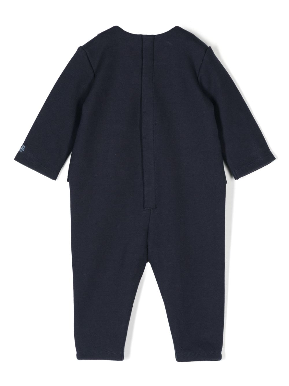 BOSS Kidswear Romper met logoprint - Blauw