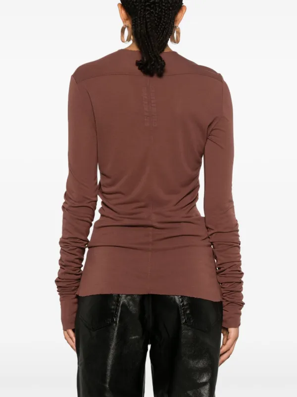 【関税＆送料込み】Rick Owens Edfu T-Shirt Rick Owens Edfu T-shirt | Brown | FARFETCH
