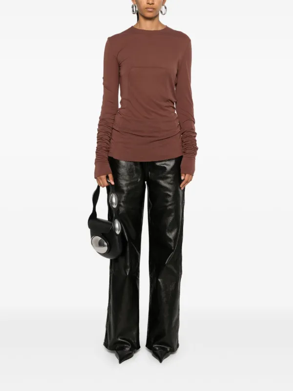 【関税&送料込み】Rick Owens Edfu T-Shirt Rick Owens Edfu T-shirt | Brown | FARFETCH