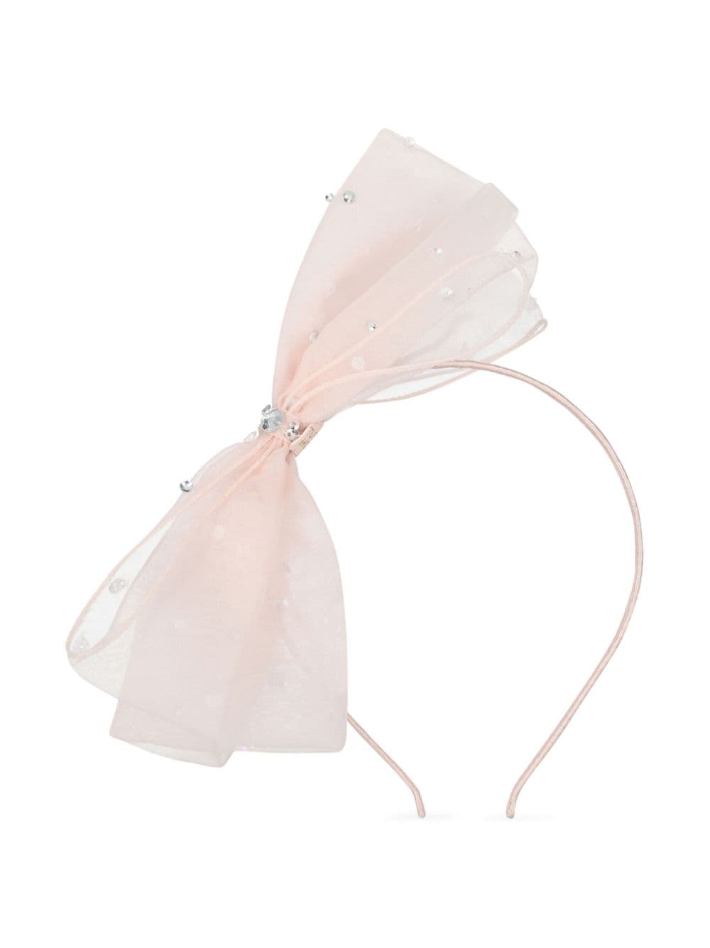 Tutu Du Monde bow-detail headband - Roze