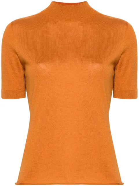 TWINSET mock-neck knitted top