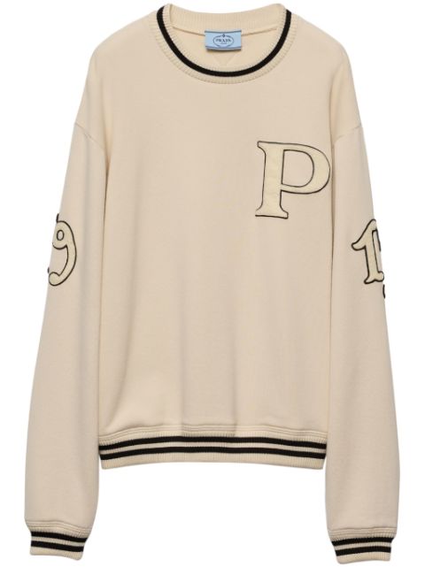 Prada patchwork cotton sweatshirt