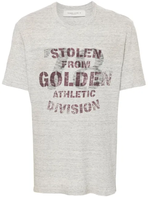 Golden Goose playera con logo estampado