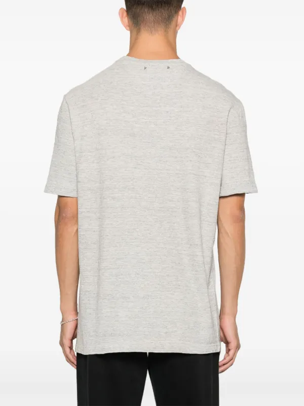 Golden Goose logo-print Cotton T-shirt | Grey | FARFETCH