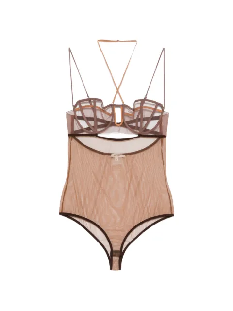 Nensi Dojaka petal bra bodysuit