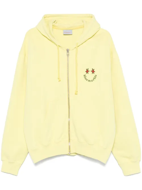 BLUEMARBLE hoodie Smiley - Jaune - BLUEMARBLE - Modalova