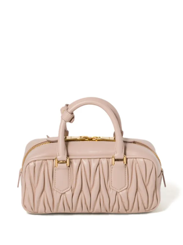 Pink miumiu lambskin tote cheapest bag