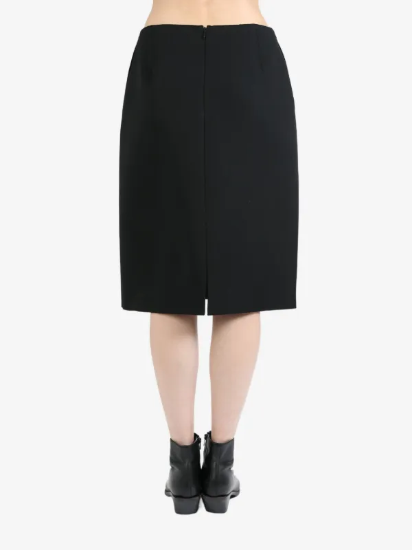 スカート DIAGONAL : 24FW / LOW RISE MIDI SKIRT (BLACK) The Row low-rise Midi Skirt | Black | FARFETCH