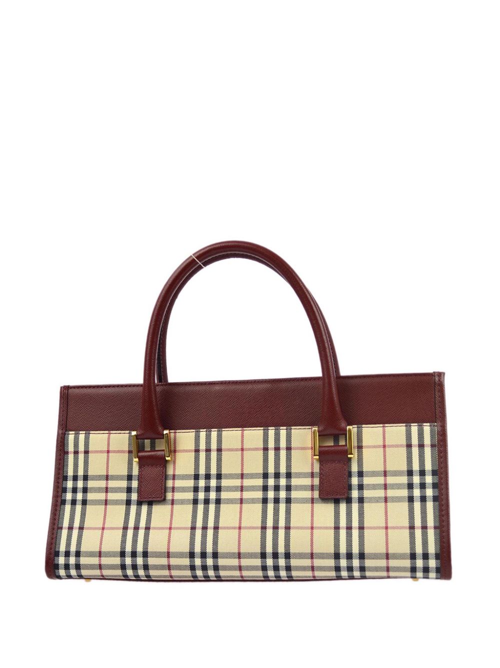 Burberry Pre-Owned 1990-2000s Vintage check shopper - Beige