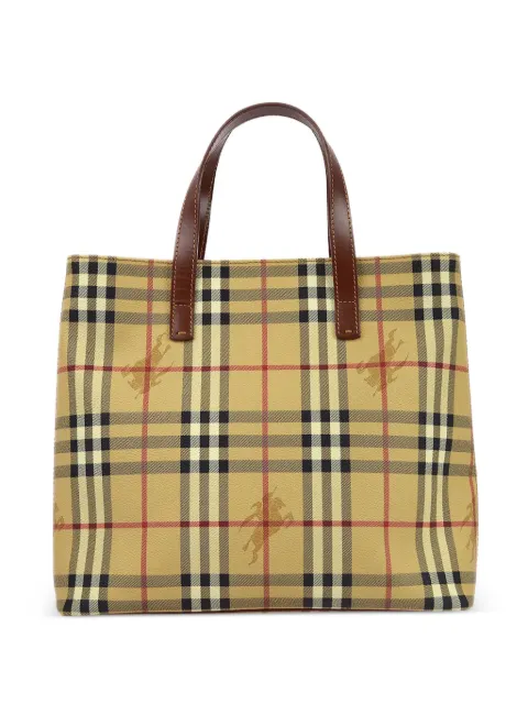 Burberry 1990-2000s Haymarket Check tote bag Women