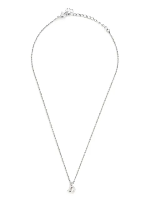 Christian Dior Pre-Owned logo-pendant necklace