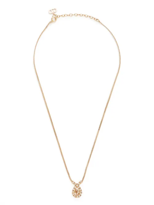 Collier à pendentif logo - Christian Dior Pre-Owned - Modalova