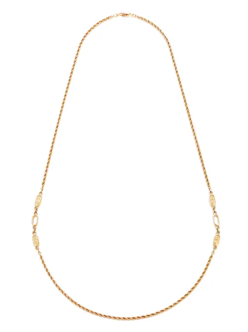 Collier en chaîne - Christian Dior Pre-Owned - Modalova
