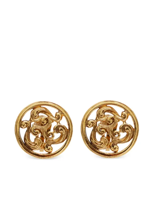Boucles d'oreilles à clip - Saint Laurent Pre-Owned - Modalova