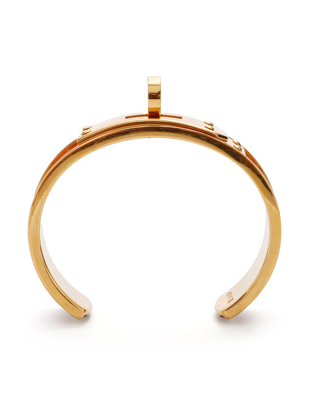 Hermes 2000s Kelly cuff bracelet Women