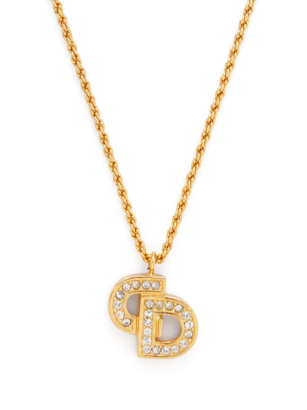 Christian Dior Pre-Owned collar con dije CD | Image 2