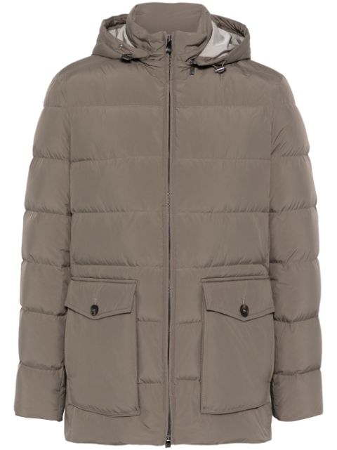 Corneliani hooded puffer jacket