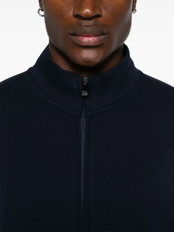 CORNELIANI ブラック ジップアップジャケット