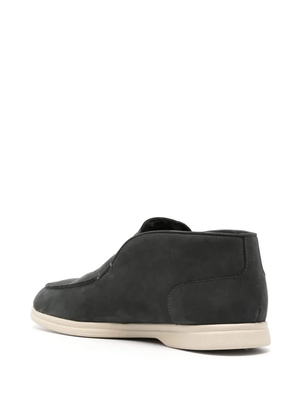 Corneliani Leren loafers Groen