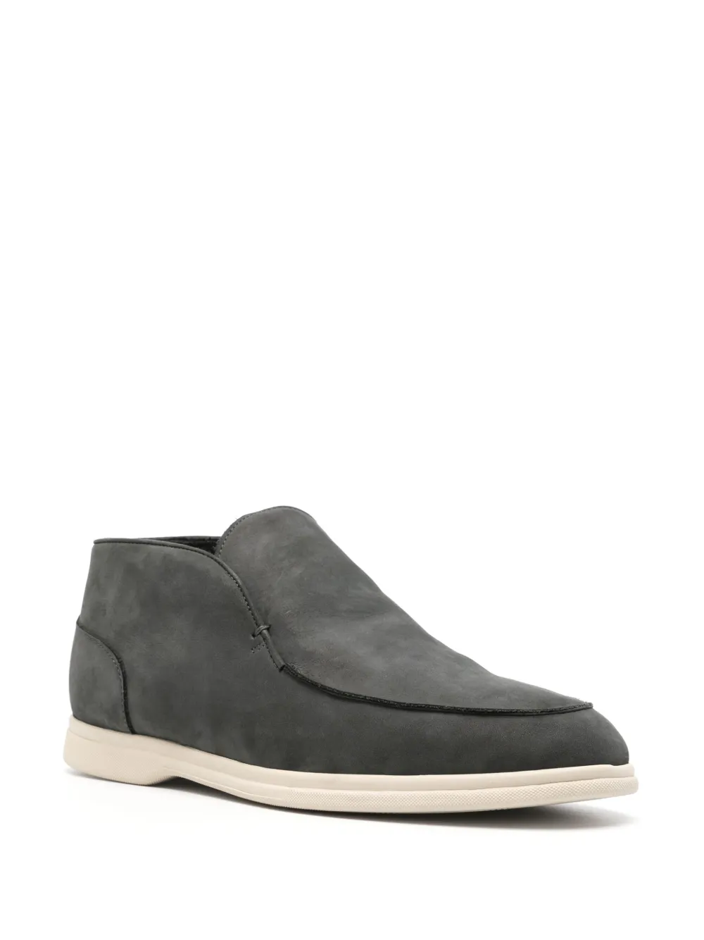 Corneliani Leren loafers - Groen