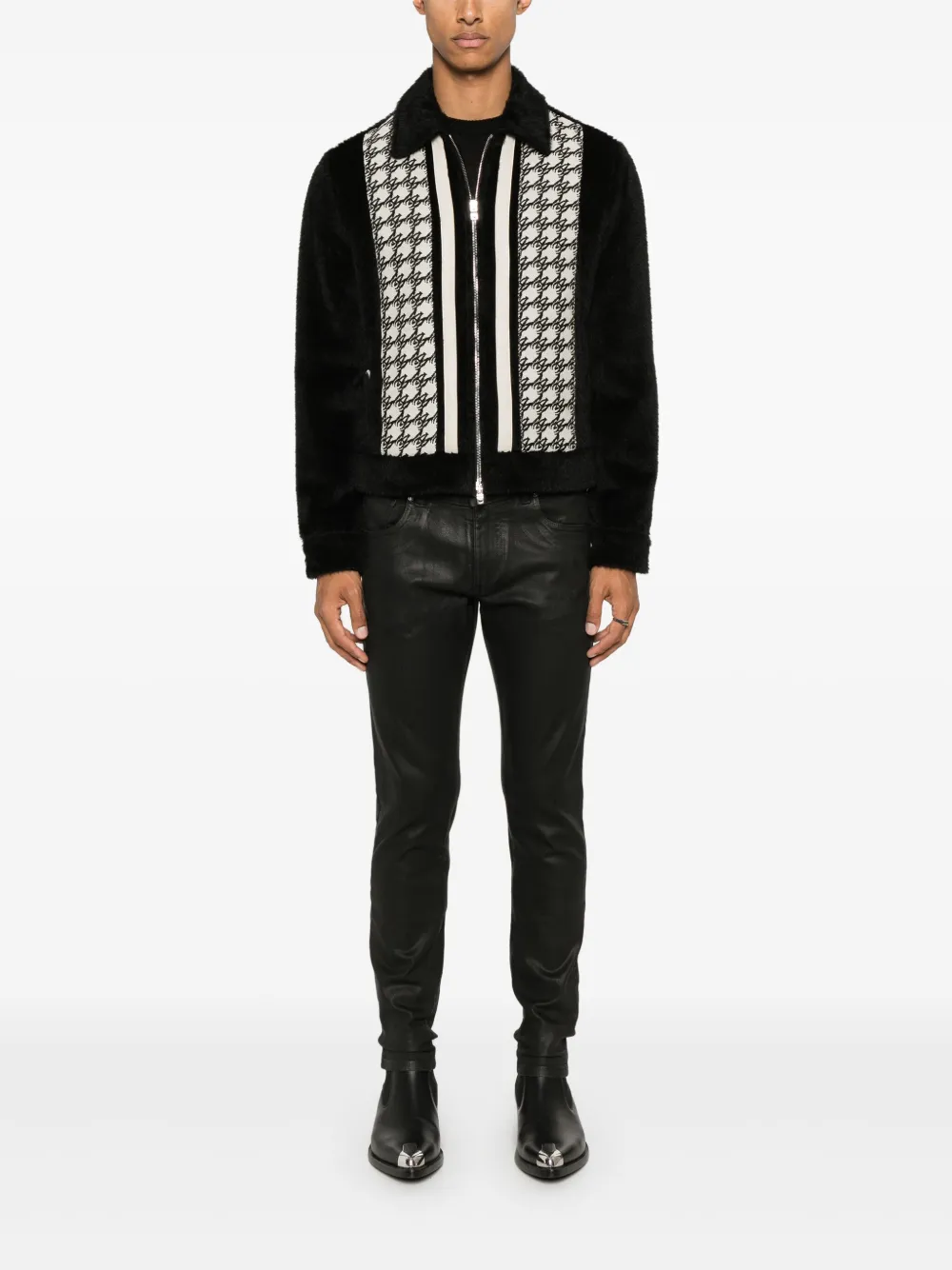 Salvatore Santoro Gecoate jeans - Zwart