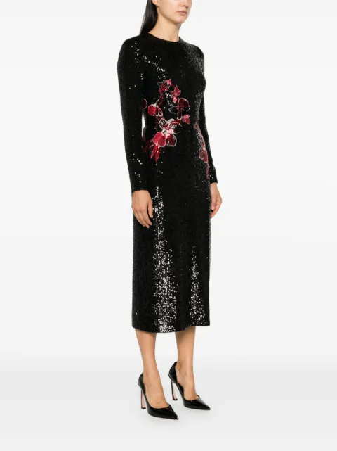 Elie Saab floral-embroidered maxi dress D0290EP24PA003 - 2