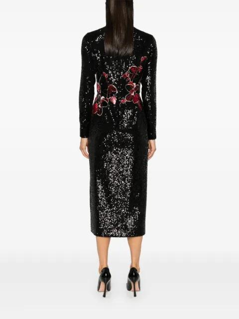 Elie Saab floral-embroidered maxi dress D0290EP24PA003 - 3
