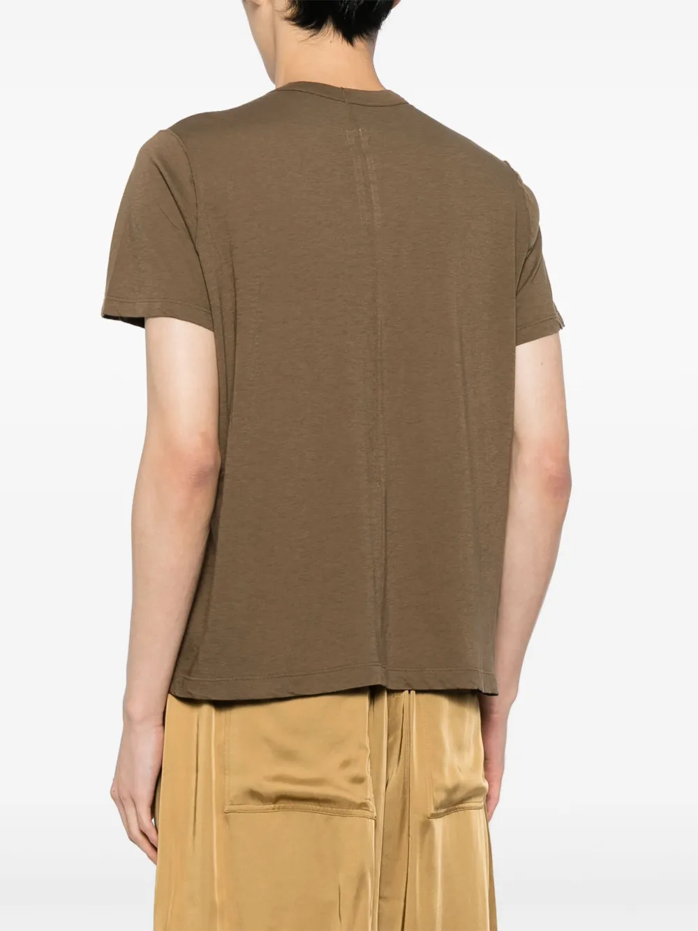 Rick Owens Short Level T-shirt Bruin