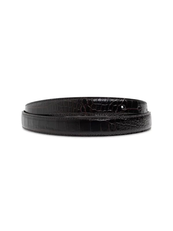 SAINT LAURENT - Cassandre thin belt | Leam Roma - Luxury