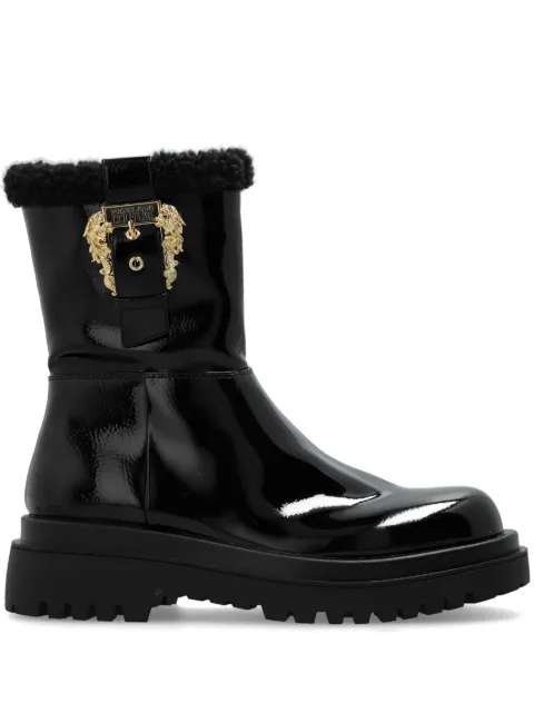 Versace Jeans Couture Drew baroque buckle boots Women