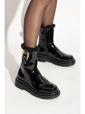 VERSACE JEANS COUTURE バックル バイカーブーツ ロングブーツ VERSACE JEANS COUTURE バックル バイカーブーツ ロングブーツ