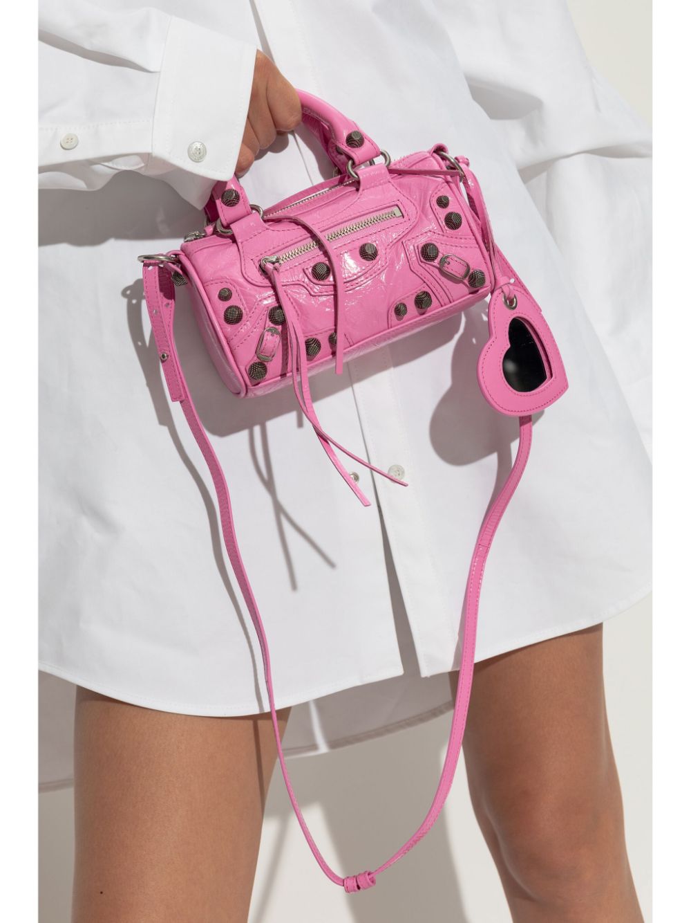 Balenciaga nano Le Cagole tote bag - Roze