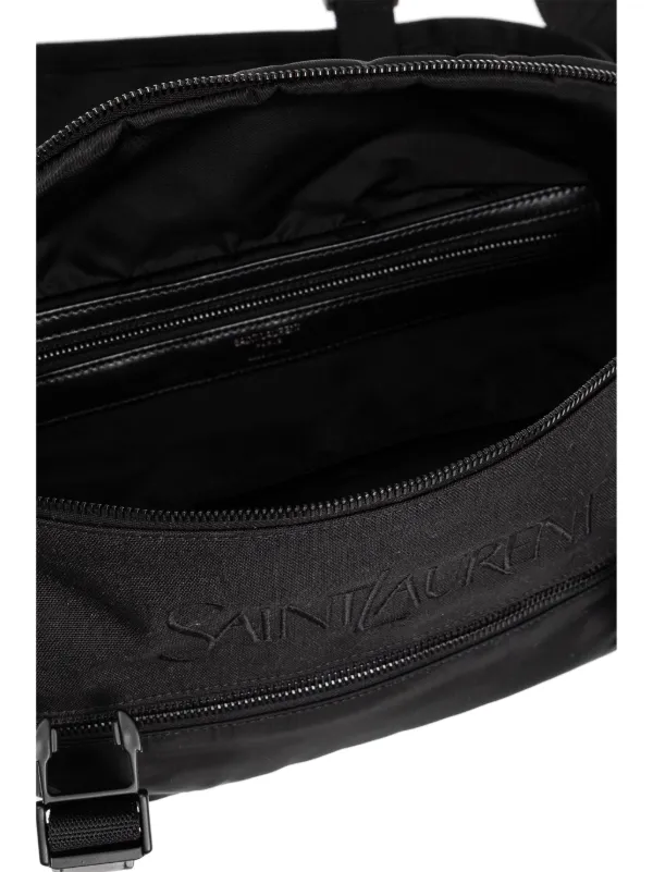 Saint Laurent キャンバス ベルトバッグ | ブラック | FARFETCH JP