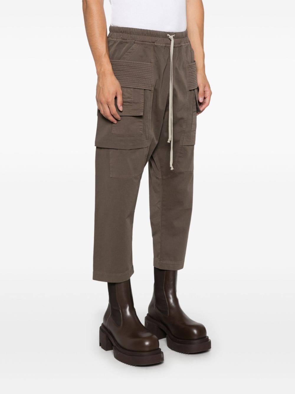 Shop Rick Owens Drkshdw Creatch Cargo Pants In Brown