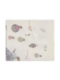 Atelier Choux embroidered-motif blanket - Neutrals