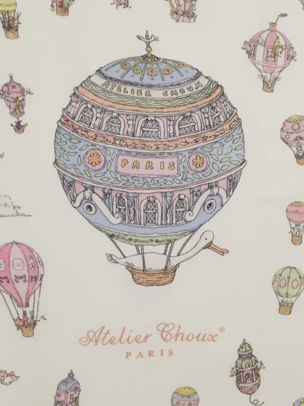 Atelier Choux エンブロイダリーブランケット | ニュートラル