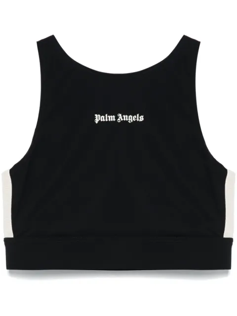 Palm Angels logo-print top