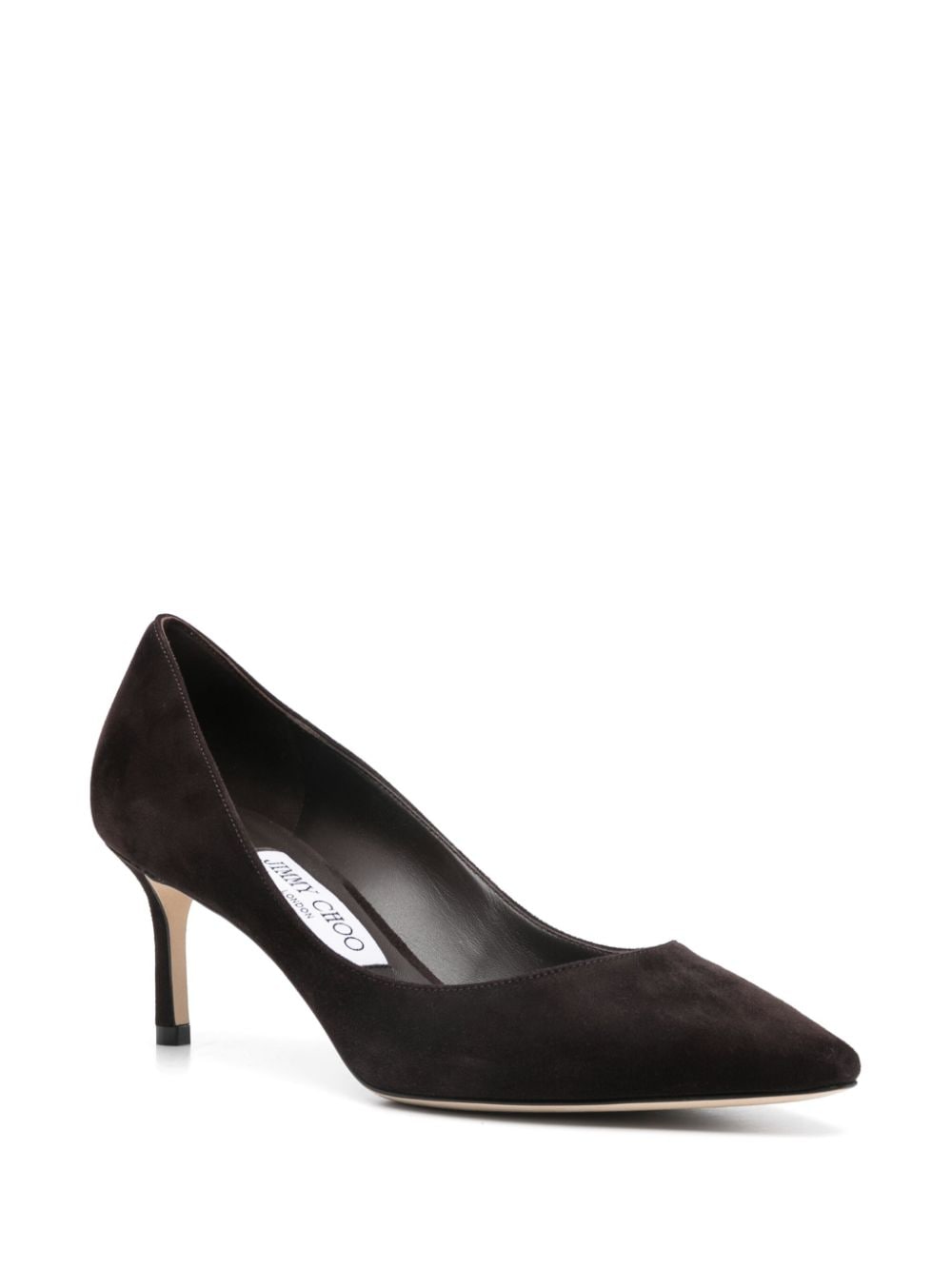 Shop Jimmy Choo 60mm Romy Pumps In Brown