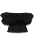 Elie Saab taffeta blouse - Black