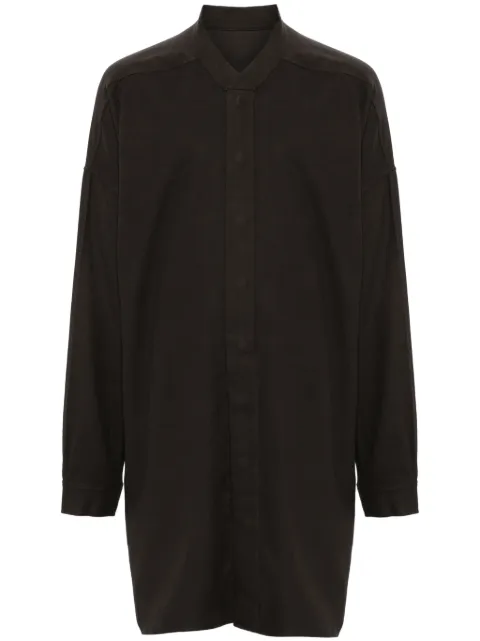 Rick Owens Snap collar faun shirt