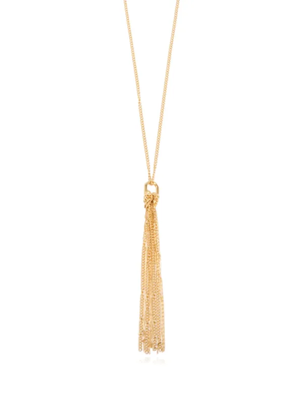 ネックレス・ペンダント SAINT LAURENT Cassandre Tassel Necklace 24813150_54965552_600.jpg