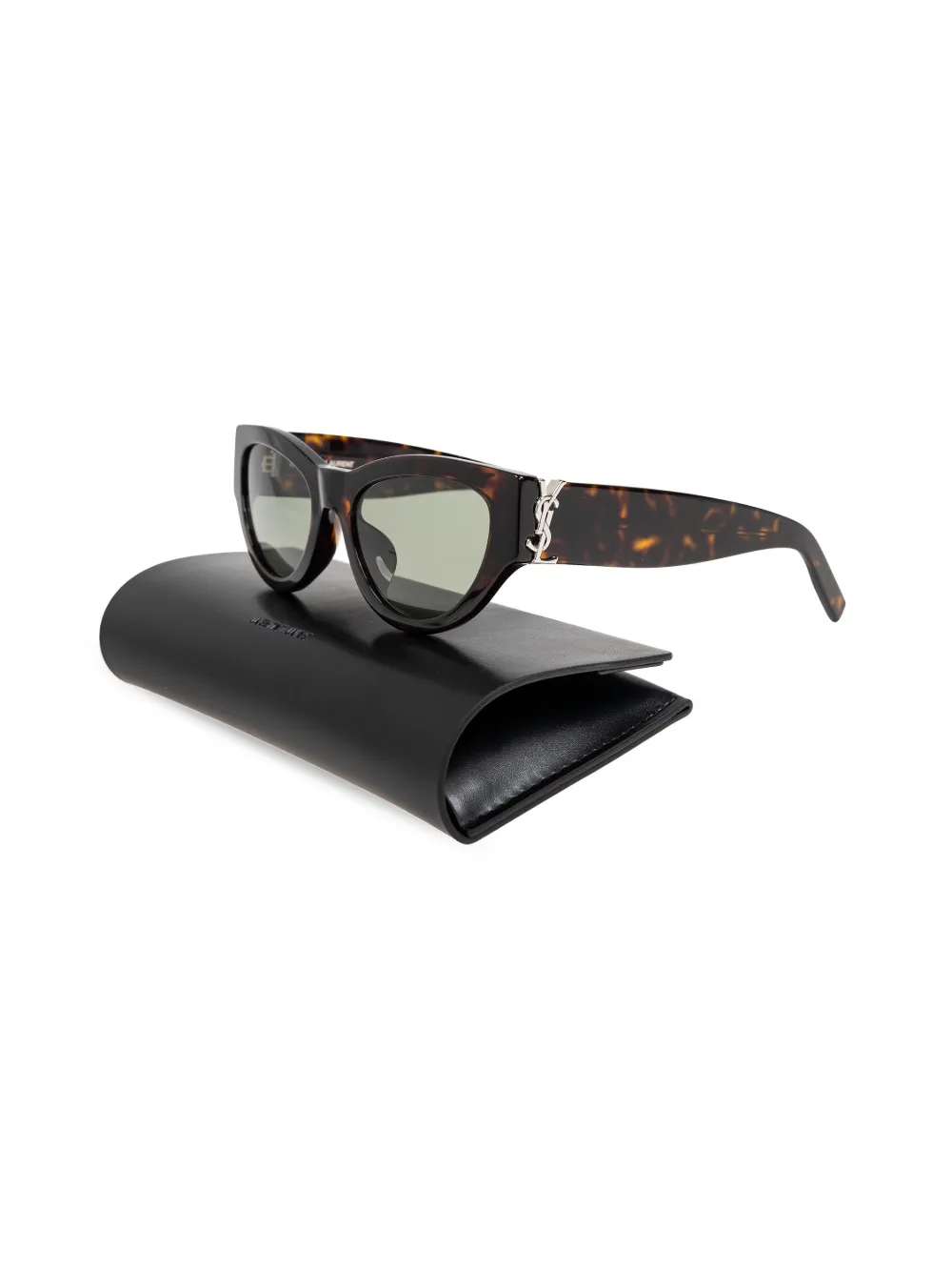Saint Laurent Eyewear Cassandre zonnebril Bruin